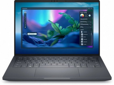Laptop Dell Pro Max 14 MA14250, Intel Core Ultra 9, 32GB RAM, 1TB SSD, 14" FHD+, gri i errët