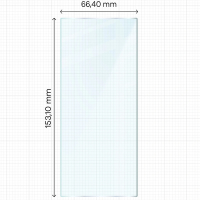 Xhami mbrojtës Bizon Glass Clear Duo për Samsung Galaxy Z Fold8 Ultra, 9H, 0.33 mm, 2 copë