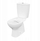 WC kompakt Cersanit Arteco 683 CleanOn, dalje vertikale, ulëse me mbyllje të butë, i bardhë