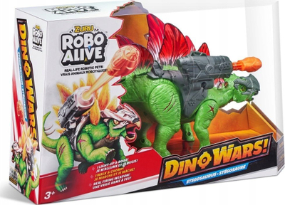 Figurë interaktive Zuru Robo Alive Dino Wars Stegosaurus, me drita e me zë