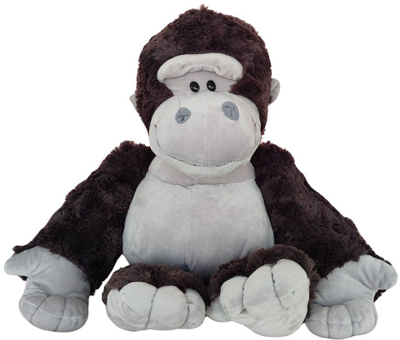 Lodër pelushi gorillë Mascot, 22cm, gri e errët