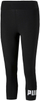 Leggins Puma ESS 3/4 Logo W, pambuk elastik, të zeza