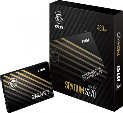 Disk SSD MSI Spatium S270 . 480GB, 2.5" SATA III