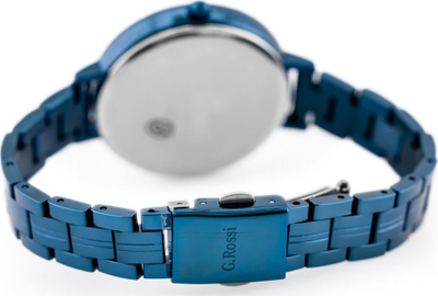 Orë dore G. Rossi 11389B-6F3, kuarc, WR30, blu vjollcë