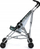 Karrucë lodër për kukulla Bayer Buggy Umbrella, palosëse, me rrip sigurie, jeshile me yje