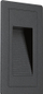 Dritë muri Paulmann Facade High, 4W, IP44, alumin i zi