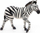 Figurine PAPO Wild Animal Kingdom Male Zebra, PVC, shumëngjyrëshe