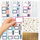 Stickerë zbukurues Peter Pauper, 7 fletë, për planner dhe bullet journal