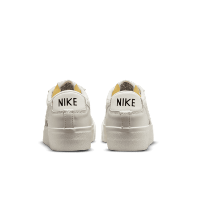 Патики Nike Blazer Low Platform Sail Grey за жени, кожа, крем сиво