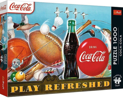 Puzzle Premium Plus Coca Cola Play Refreshed, 1000 copa, shumëngjyrësh