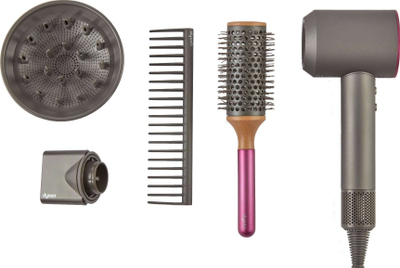 Set lodër parukerie Supersonic 73250, tharëse flokësh me drita, aksesorë stilimi, multicolor
