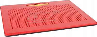 Dërrasë vizatimi me magnet MagPad 748 toptha, 10 karta modeli, e kuqe