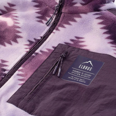 Bluzë fleece femrash Elbrus CLOYNE WO'S, me zinxhir të plotë, xhepa anësorë, e zezë