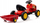 Traktor me pedale Lean Toys G206, me rimorkio, mban deri 30 kg, i kuq