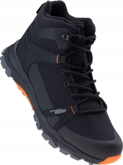 Këpucë malore Hi-Tec Himba Mid WP M, softshell, pa uje, të zeza