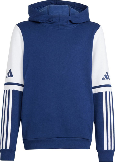 Bluzë me kapuç Adidas Squadra 25 Jr JD4804, për kalamaj, blu e errët (navy)