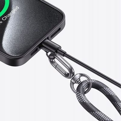 Rrip dore telefoni Usams US ZB317, universal, 34cm, gri e errët