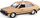 Maket makine Daffi FSO Polonez Taxi, 1:43, metalik, bezhë