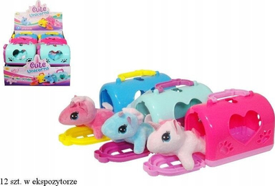 Lodër pelushi Swede Unicorn In A Bag, me kafaz plastik, për kalamaj 3+