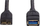 Kabllo e vogël USB Hama, USB-A , 0.15 m, e zezë