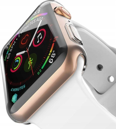 Mbrojtëse smartwatch FIAN PP-36, kornizë plastike, për Apple Watch, ngjyrë argjendtë
