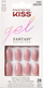 Thonj artificialë Kiss Gel Fantasy KGN29, 28 copë, gjatësi mesatare