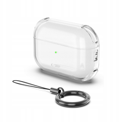 Mbështjellës për kufje Tech-Protect Bounce, për Apple AirPods Pro 3, transparent
