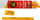 Laps ''R'' për xham dhe metal AWTools AW29602, i verdhë, 10 copë