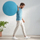 Top ulës ergonomik Leitz Ergo Cosy, 65cm, me dorezë, blu oqeani