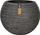 Vazo zbukuruese Capi Europe Ball Rib NL, 62x48 cm, gri antracit