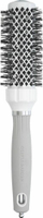 Furçë rrethore flokësh Olivia Garden Expert Blowout Grip, qime me onde, 35/50 mm, e bardhë