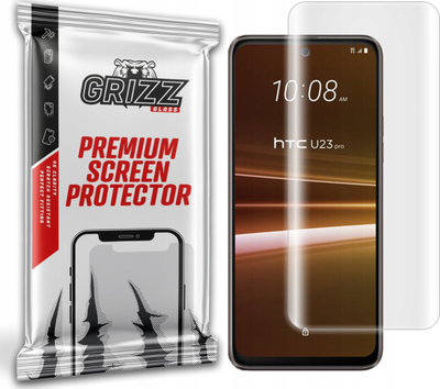 Folie mbrojtëse ekrani Grizz Hydrofilm për HTC U23 Pro, hidrogel, transparente