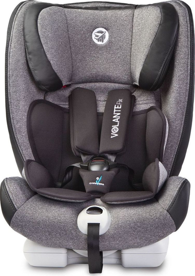 Ulëse makine Caretero Foletik VolanteFix, për fëmijë 9-36 KG, e hirtë