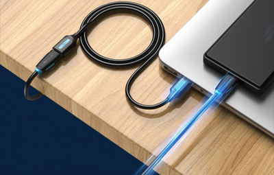 Kabllo zgjatëse USB Vention, USB 2.0, 5m, e zezë