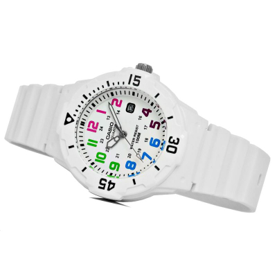 Orë gocash Casio LRW-200H-7B, quartz, mban ujë deri në 100m, e bardhë