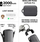 Power bank Rolling Square TAU 2, 2000mAh, 3 në 1, i zi