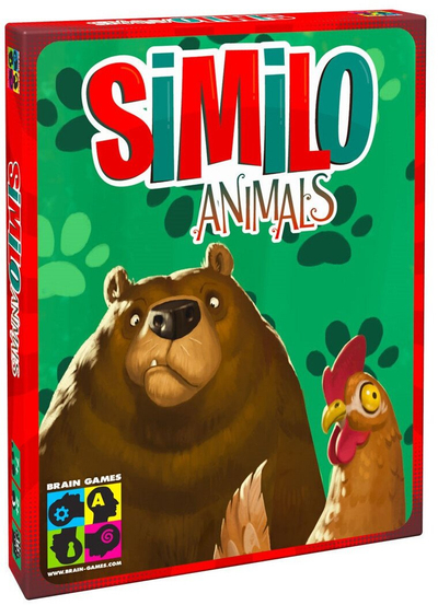 Lojë me letra Brain Games Similo Animals, bashkëpunuese, për fëmijë dhe të rritur