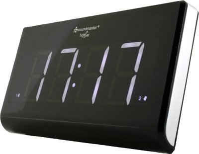 Radio-orë Soundmaster UR8400, ekran dixhital, FM, e zezë