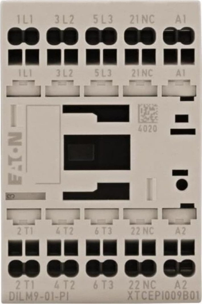 Kontaktor Eaton DILM, 3 pole, 4 kW, 24 V DC