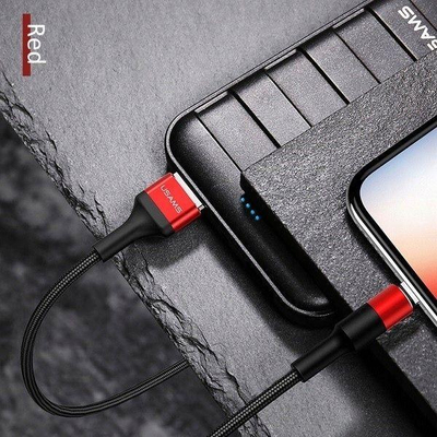 Kabllo Usams USB US-SJ220 -SJ220IP02, U5, 2A, 1.2m, e kuqe