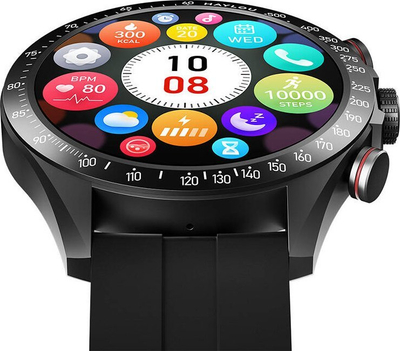 Паметен часовник Haylou Solar Pro, AMOLED екран, мерење отчукување на срце SpO2, црн