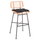 Karrige bar Allegra HM5708.11, metal, ratan sintetik, jastëk i zi