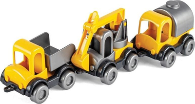 Set lodrash ndërtimi Wader Kid Cars Construction 60021, mjete ndërtimi, shumëngjyrëshe