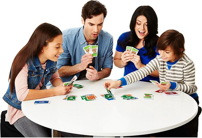 Loja me letra Mattel Skip Bo, strategjike, version gjerman