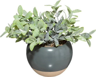 Bimë artificiale Atmosphera, diametër 12.5 cm, vazo guri, gri