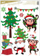 Stickera për dritare MFP Christmas Static Film, 30 x 40 cm, shumëngjyrësh