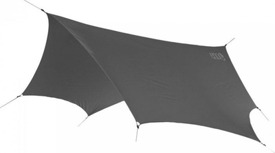 Tendë mbrojtëse ENO DryFly Rain Tarp, mbulesë shiu për hamak, material rezistent, gri