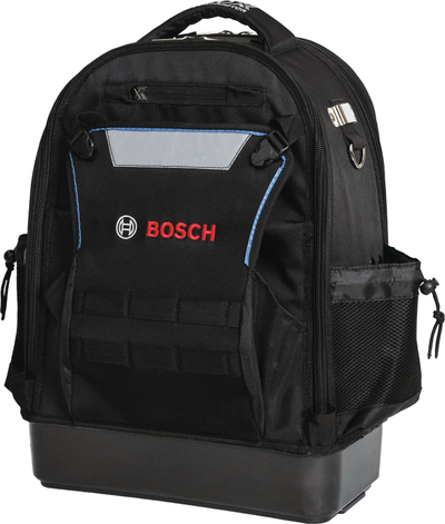 Shpinë veglash Bosch Professional L-BOXX Contractor Backpack, ndarje për laptop, bazë plastike e fortë, e zezë
