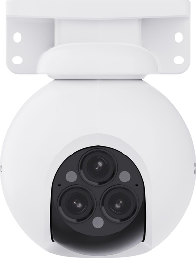 Kamerë e jashtme Ezviz H80f Multi, 3 lente 2K+, 360°, pamje nate me ngjyra, e bardhë