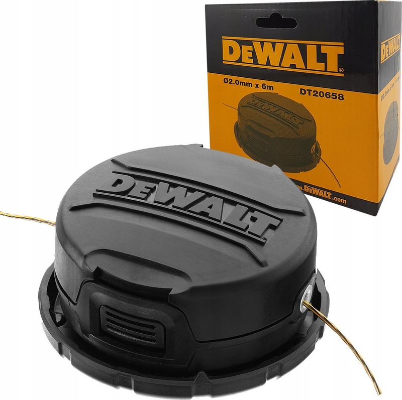 Kasetë filli kositësi DeWalt DT20658 Quickfeed, 2mm, 6m, e verdhë